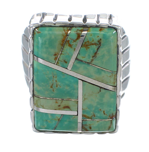Sterling Silver And Turquoise Ring Size 9-3/4 RX59733